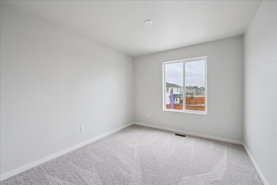 A room with a window.