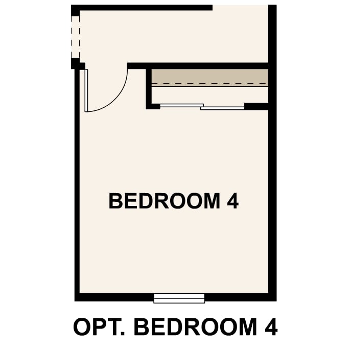 Diagram. Madison Floorplan, Upper Level Option