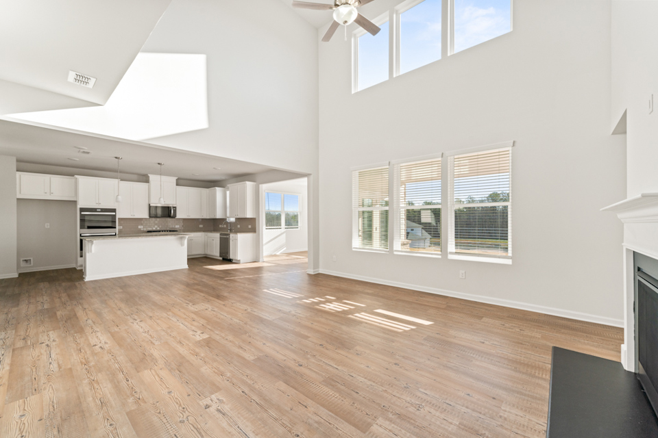 A large empty kitchen.