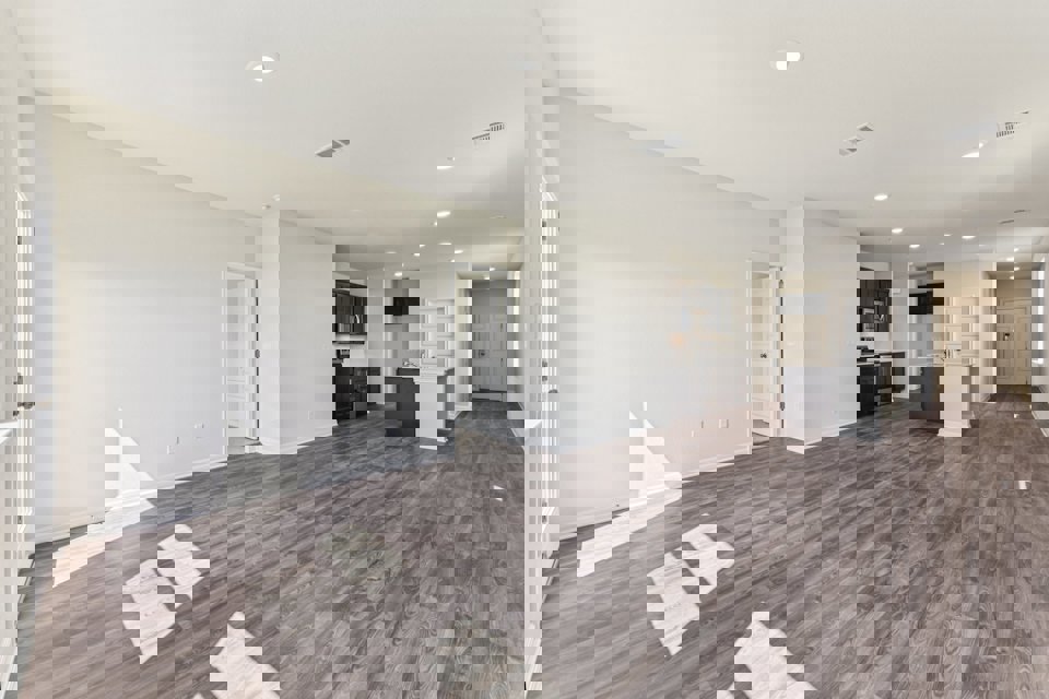 A large empty room.