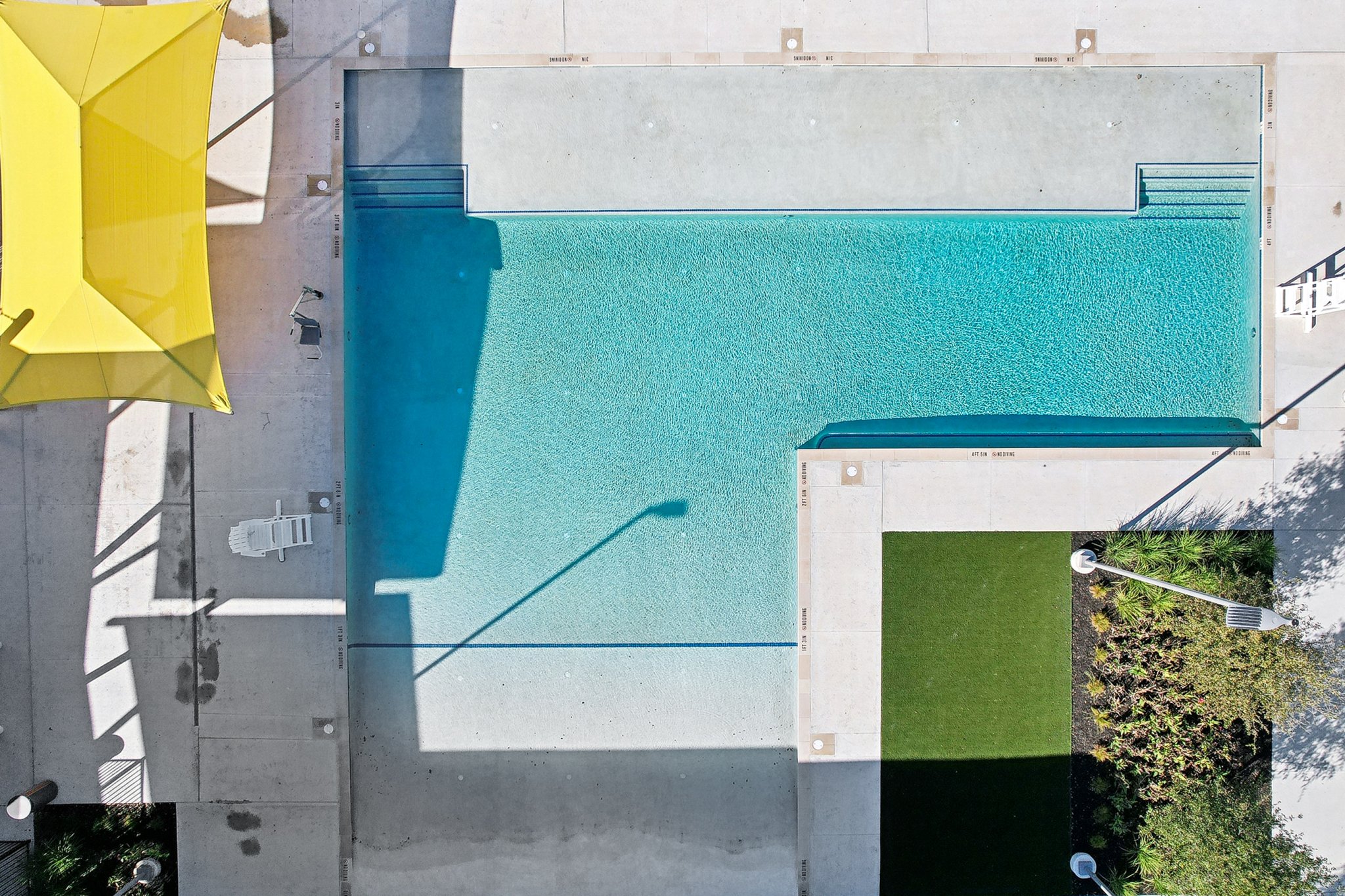 A building with a green roof.