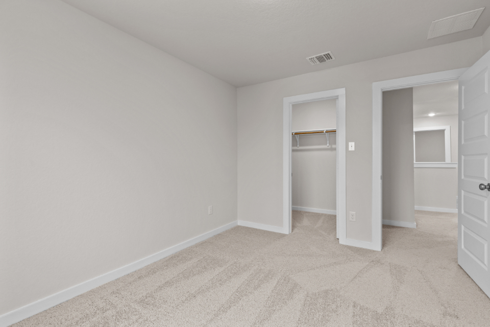 A room with white walls.