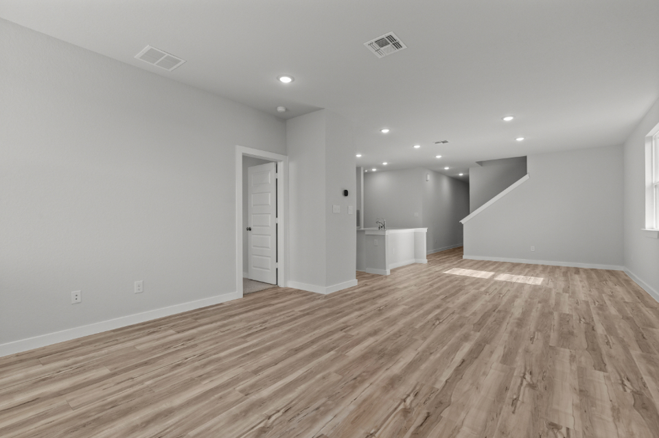 A large empty room.