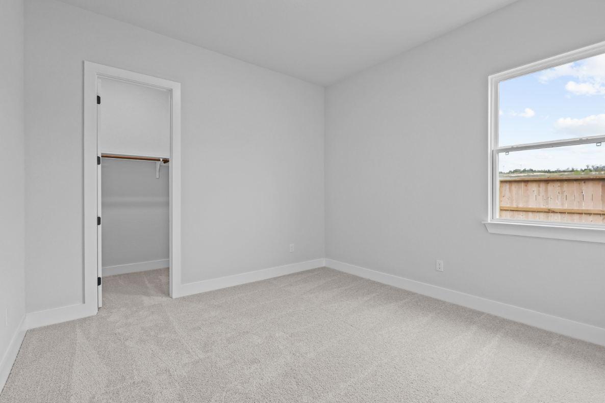 A room with white walls.