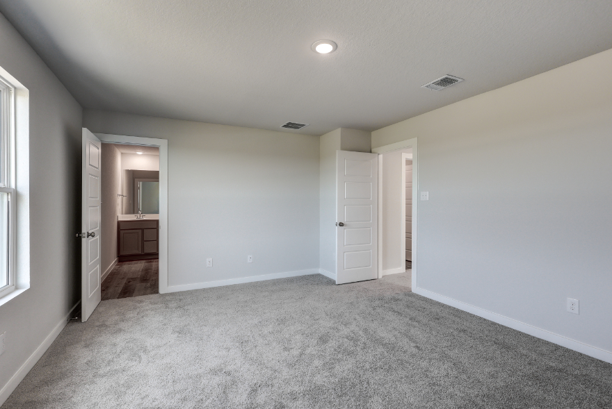 A room with white walls.