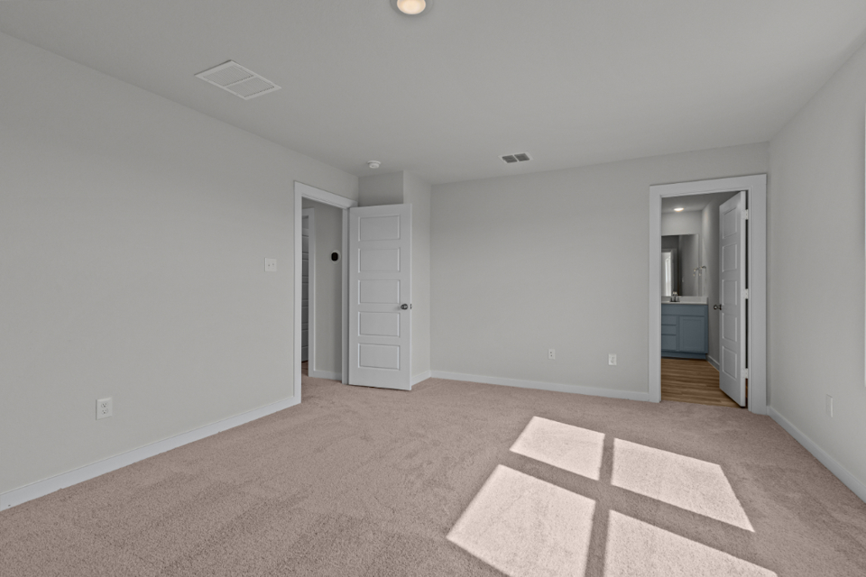 A room with white walls.