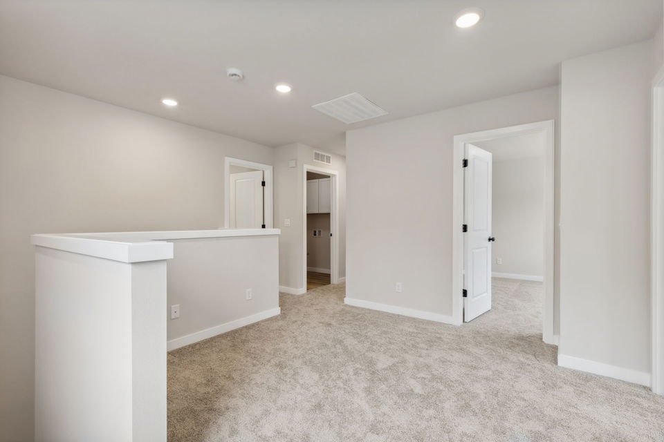 A room with white walls.