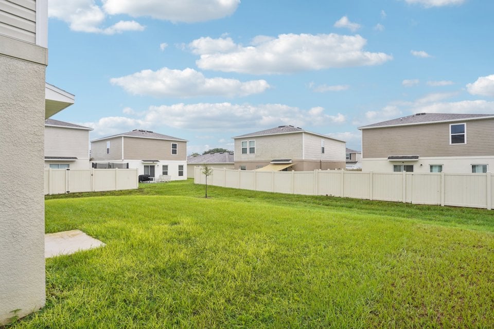 A row of houses.