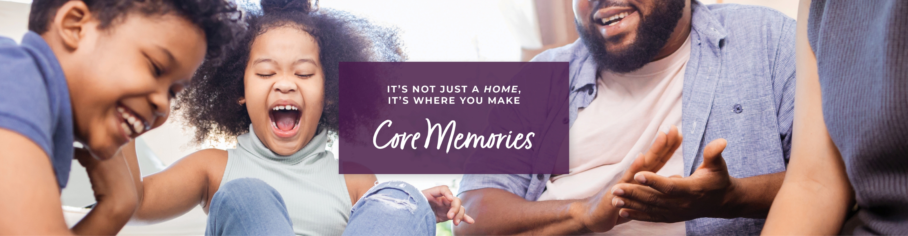 A group of people laughing.